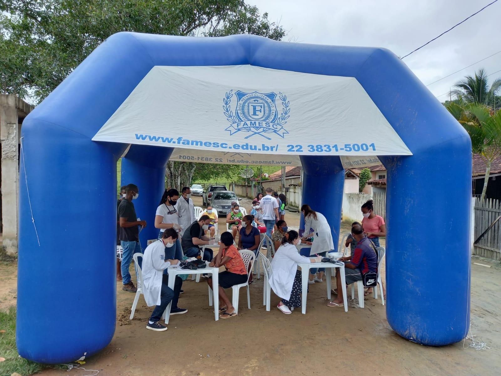 Ação Social da FAMESC reúne famílias na Fazenda Providência