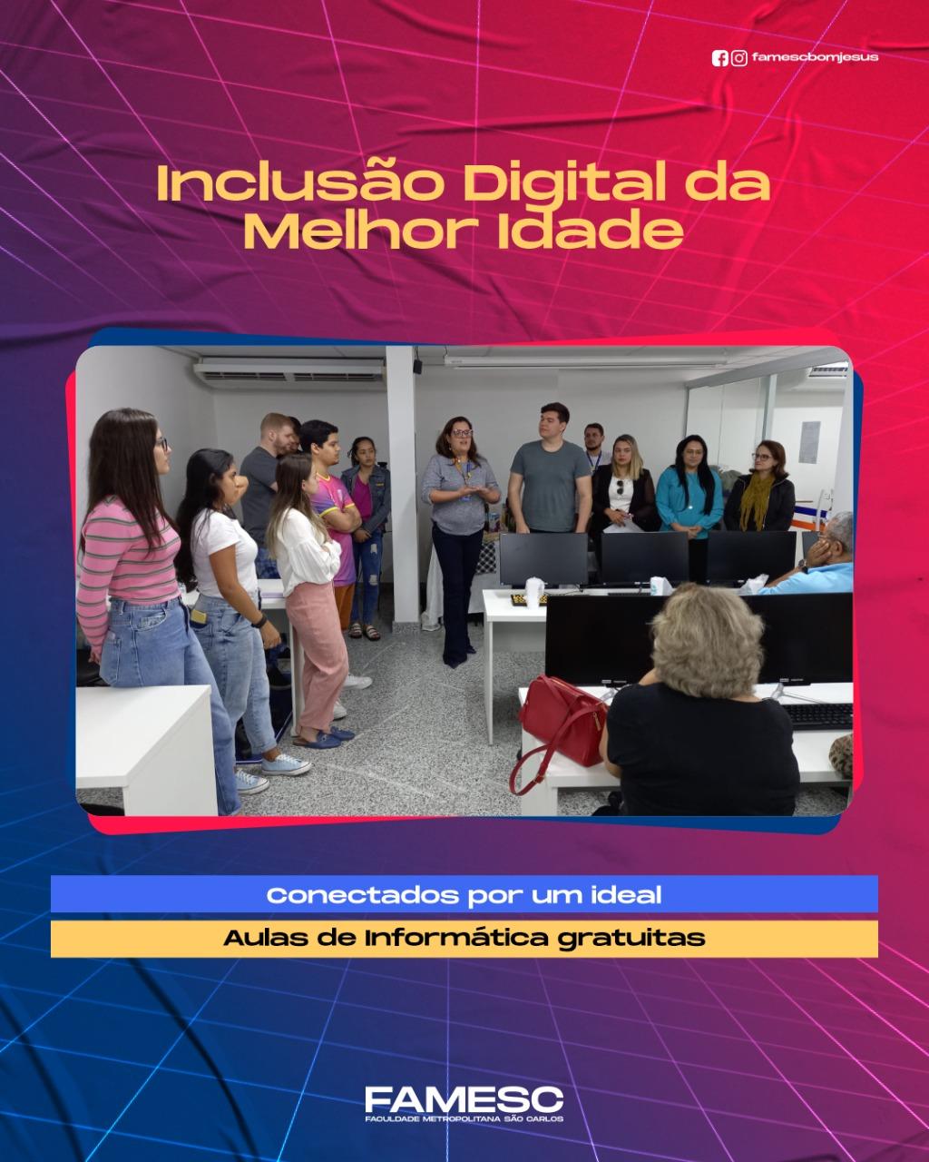 FAMESC inicia projeto de Inclusão Digital da Melhor Idade