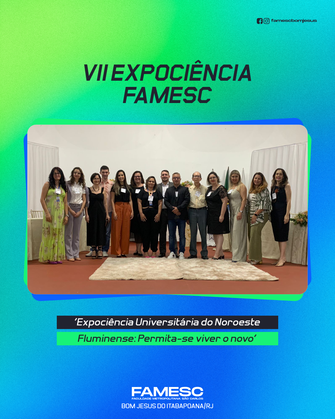 FAMESC realiza a VII Expociência Universitária do Noroeste Fluminense 