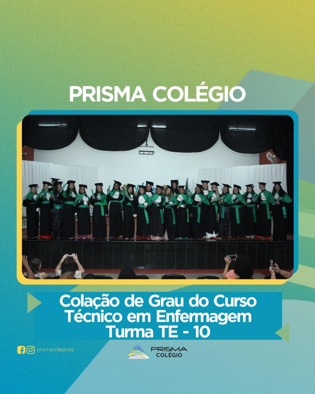 Prisma Colégio realiza Colação de Grau do curso Técnico em Enfermagem