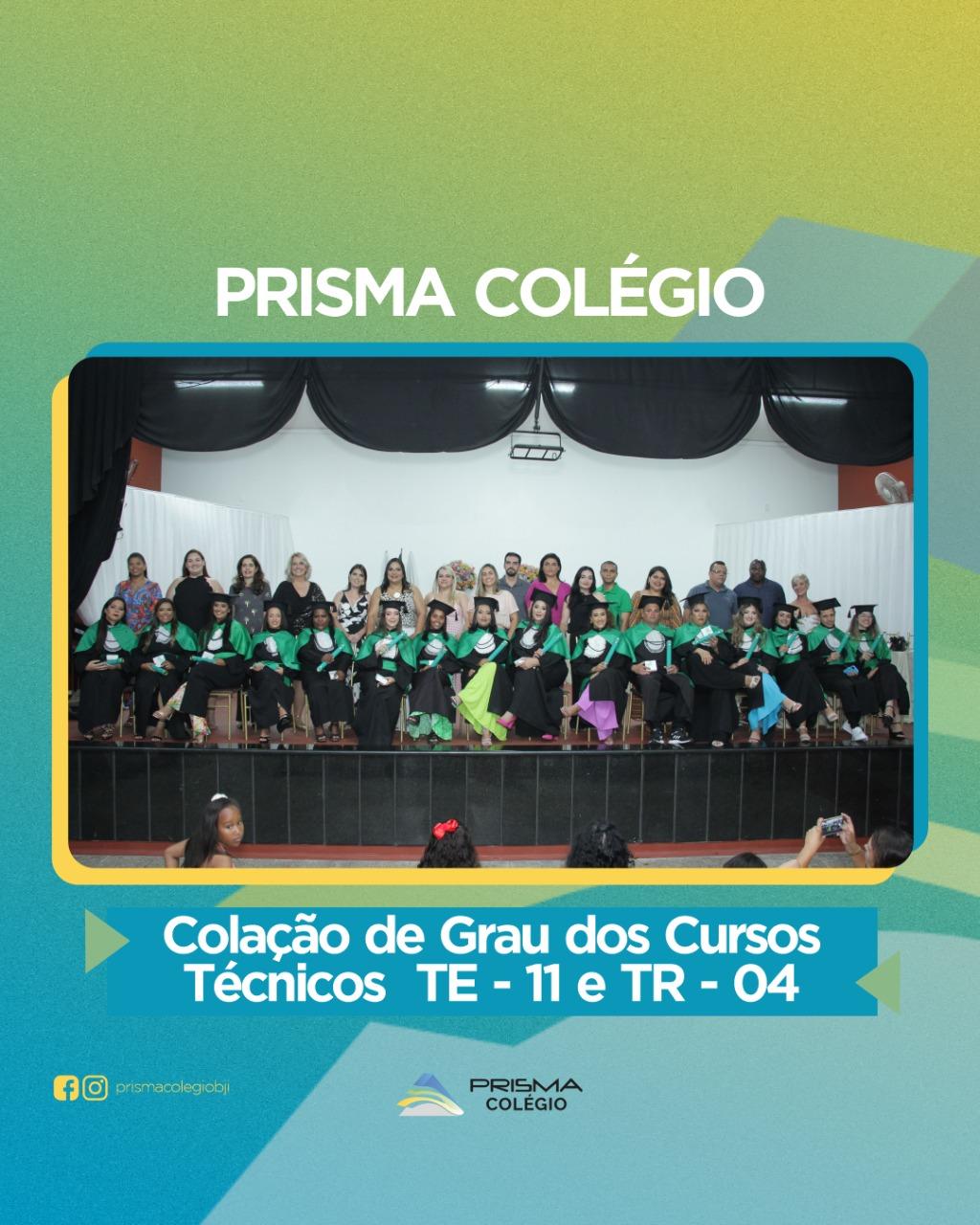 Prisma Colégio realiza Colação de Grau dos cursos Técnico em Enfermagem e Técnico em Radiologia