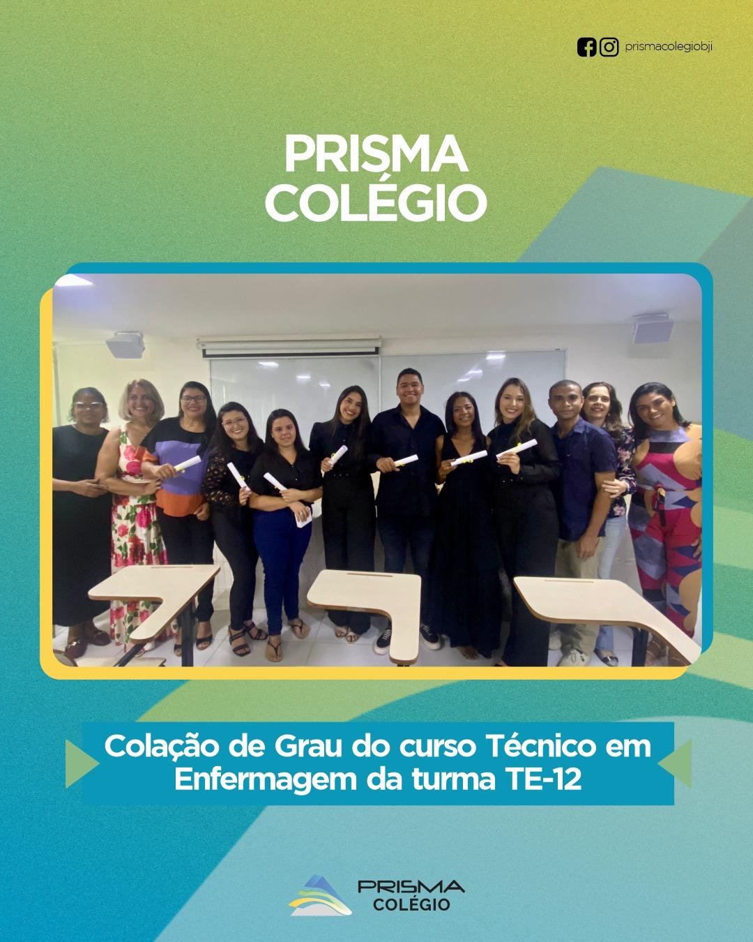 Prisma Colégio realiza Colação de Grau do curso Técnico em Enfermagem