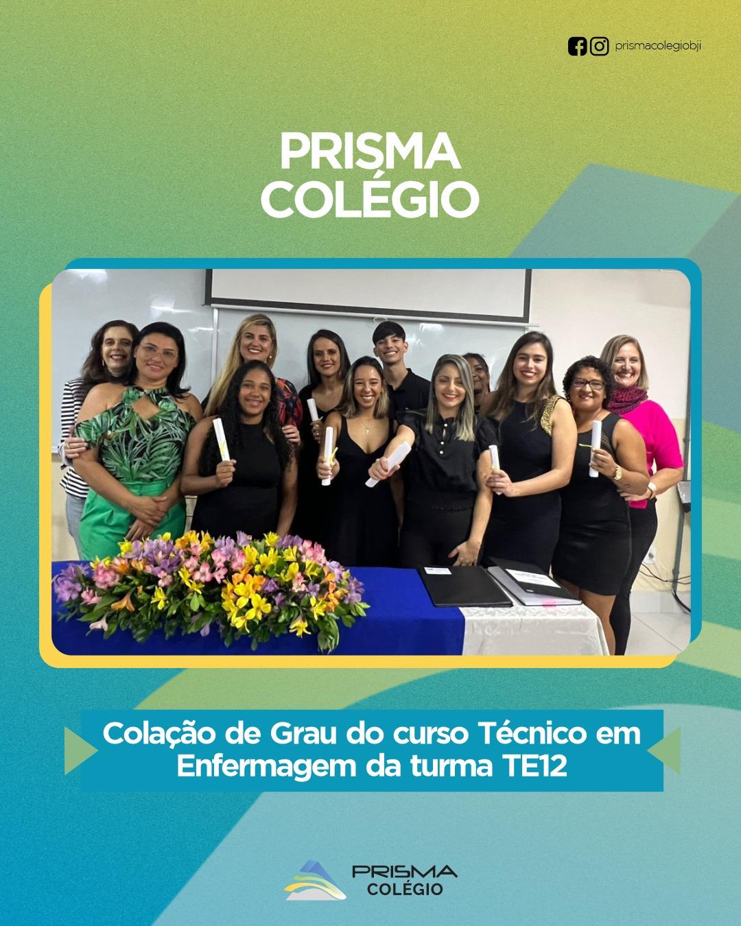 Prisma Colégio realiza Colação de Grau do curso Técnico em Enfermagem