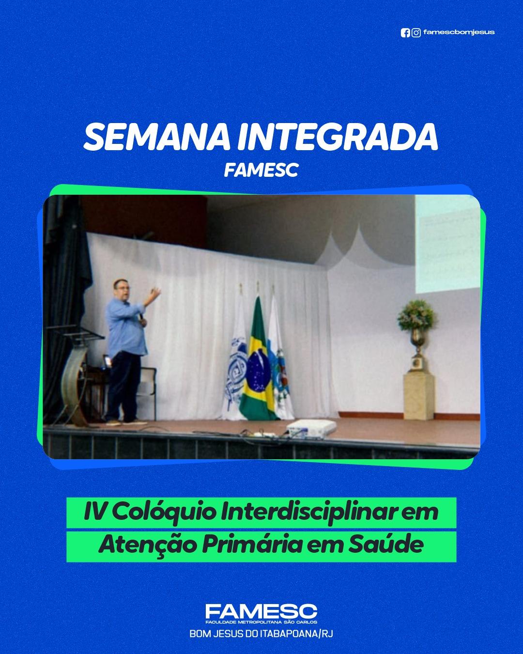 Famesc Realiza Semana Integrada Famesc