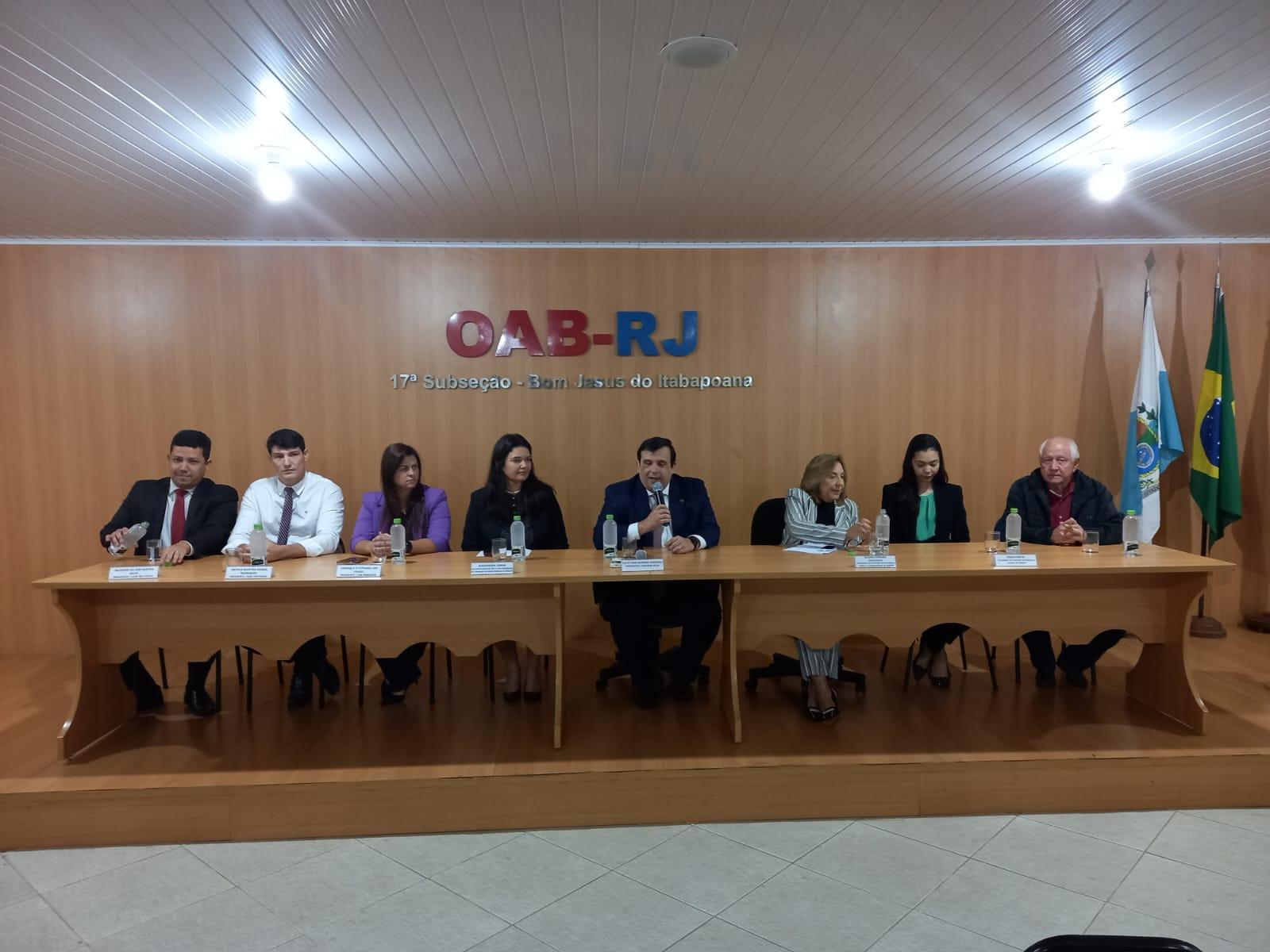 OAB-Bom Jesus realiza evento com participação da FAMESC