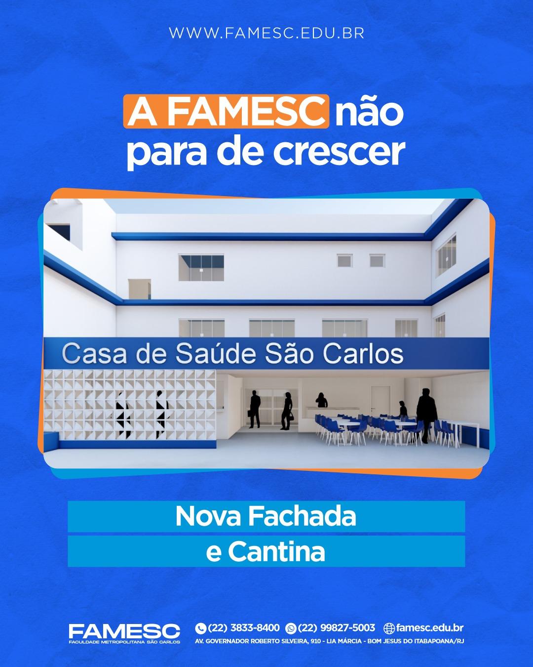 A FAMESC não para de crescer!