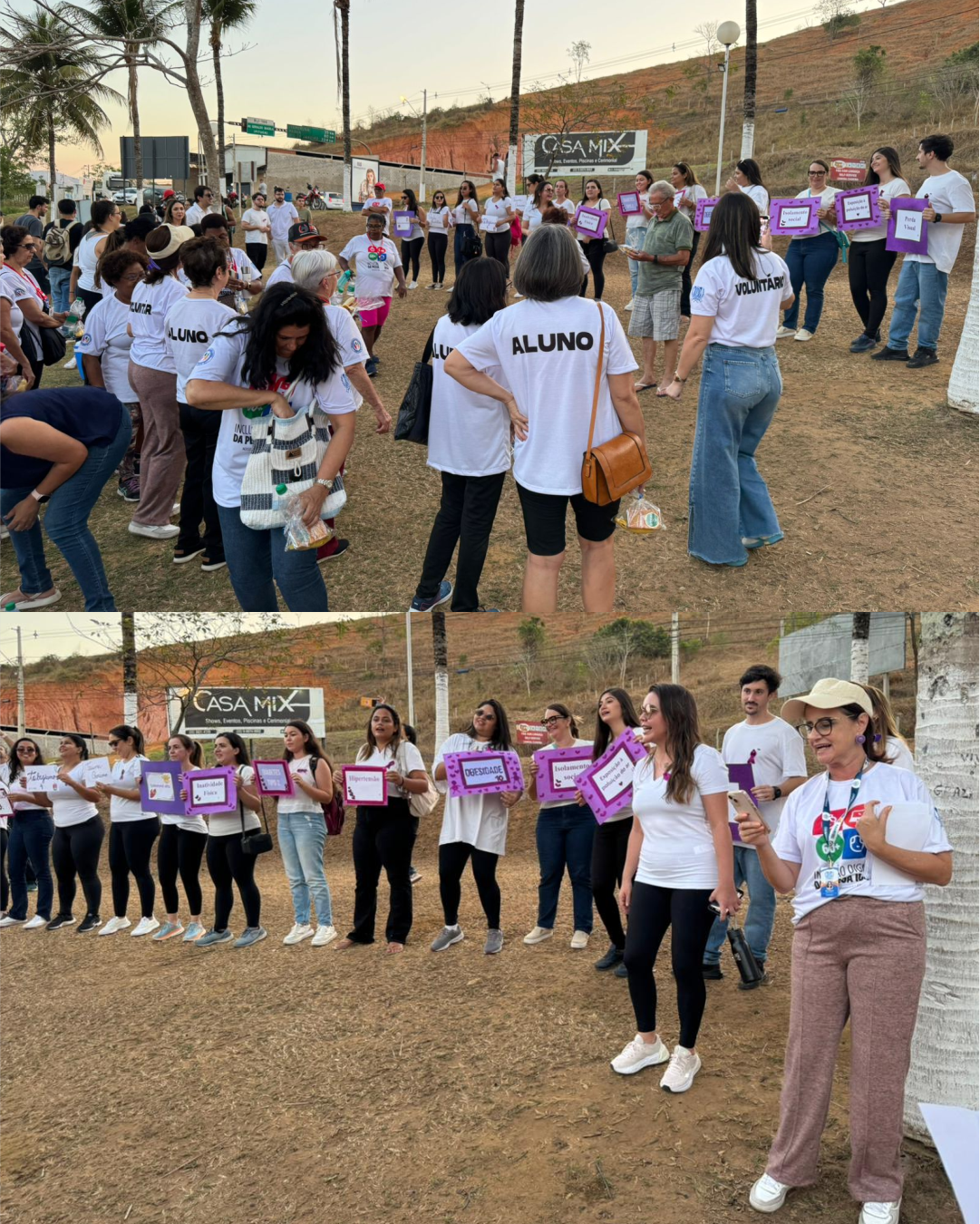 UNAPI/FAMESC 60+ promove caminhada em homenagem ao Dia Mundial da Pessoa Idosa