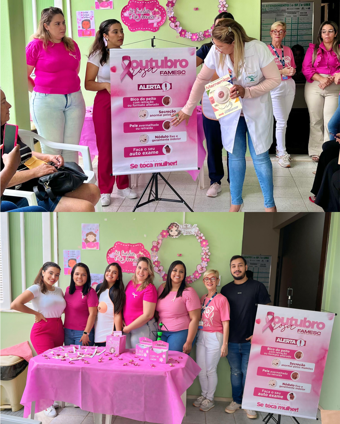 Enfermagem da FAMESC promove Roda de Conversa do ‘Outubro Rosa’