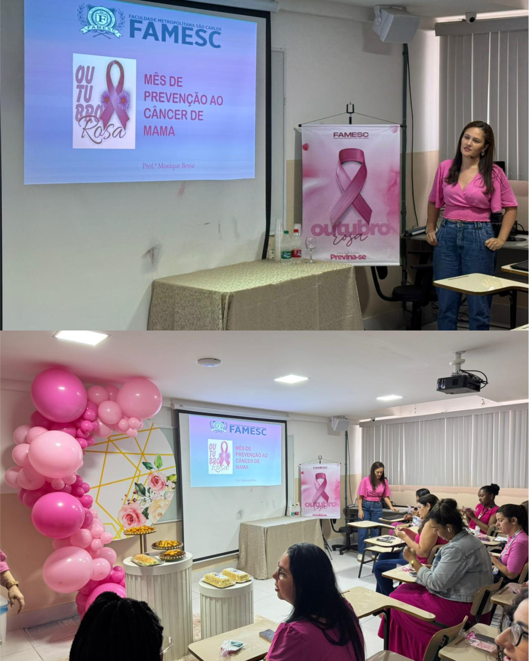 FAMESC realiza evento para colaboradoras em alusão ao ‘Outubro Rosa’