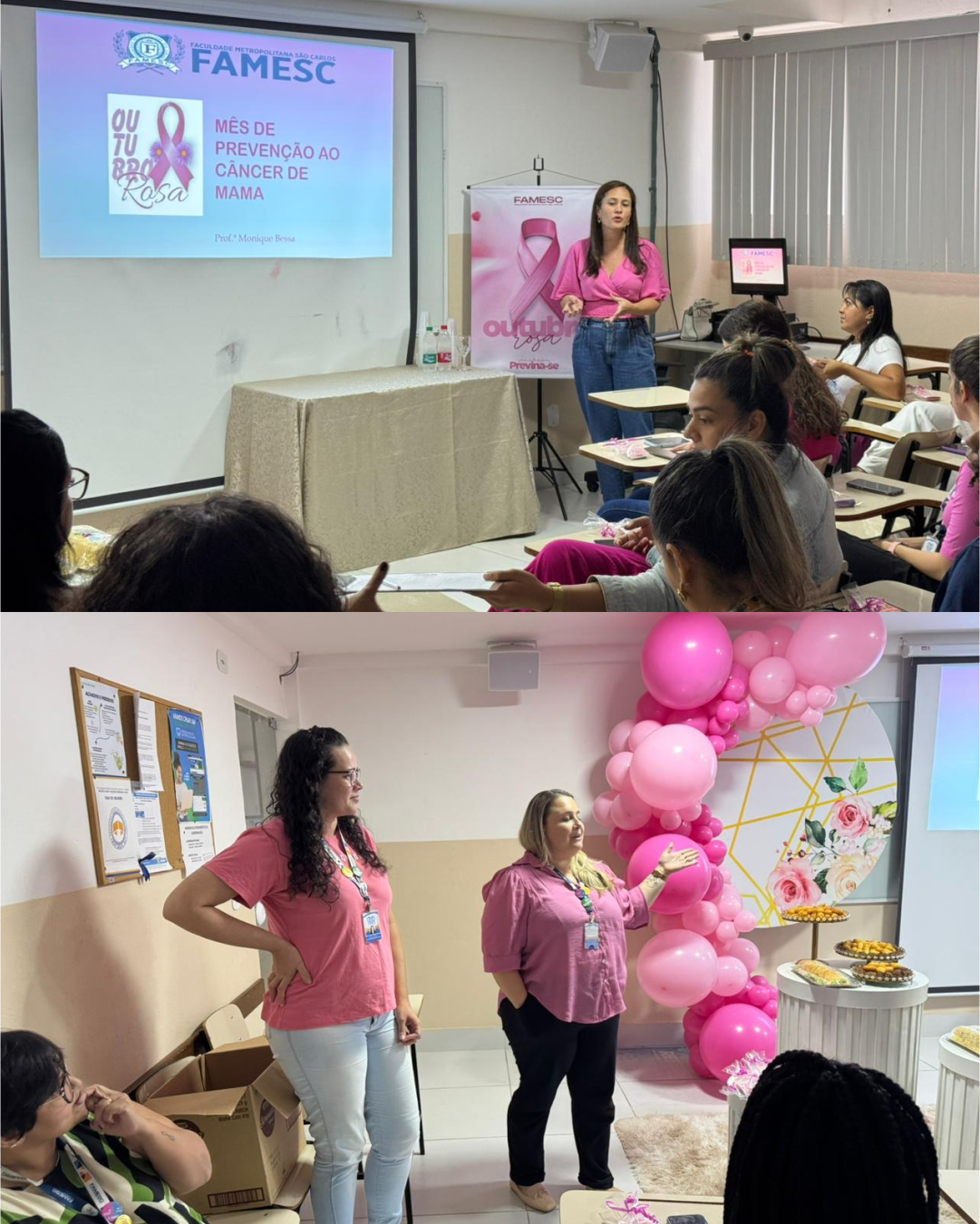 FAMESC realiza evento para colaboradoras em alusão ao ‘Outubro Rosa’