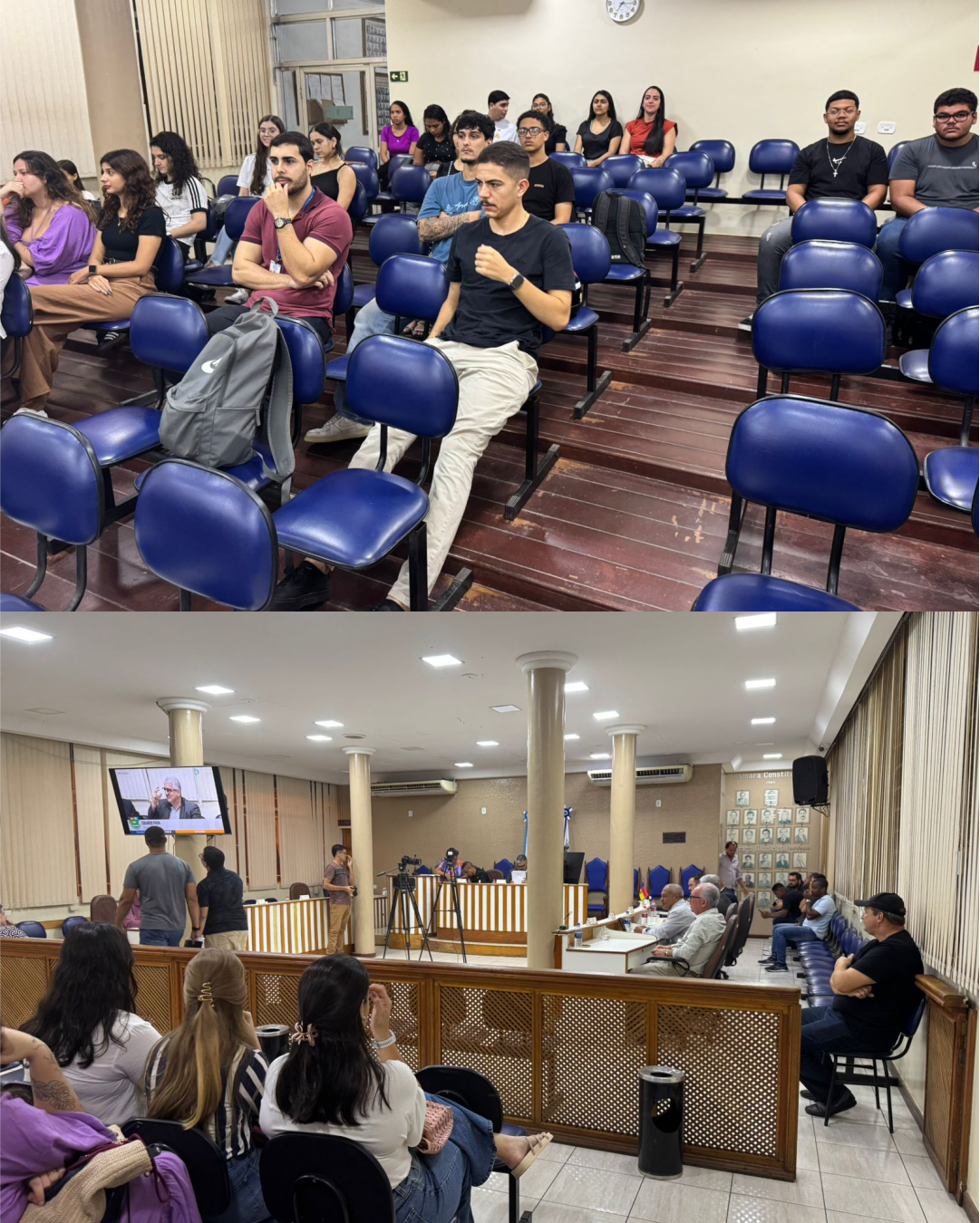 Curso de Direito da FAMESC realiza ‘Visita Técnica’ em Sessão Solene na Câmara Municipal de BJI