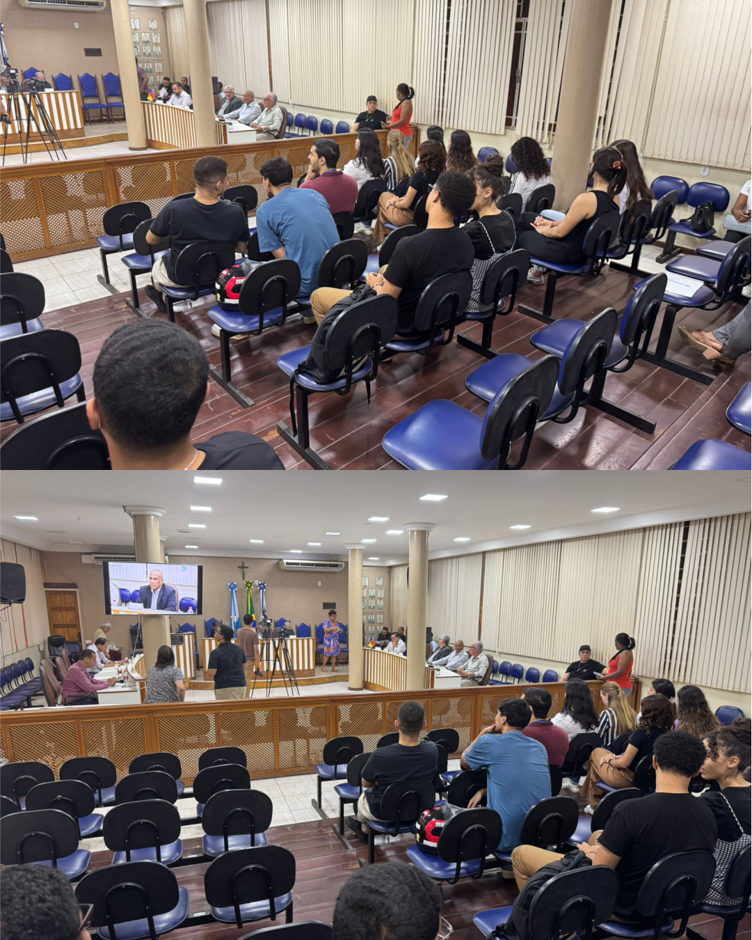 Curso de Direito da FAMESC realiza ‘Visita Técnica’ em Sessão Solene na Câmara Municipal de BJI