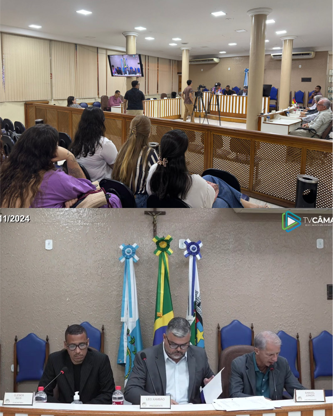 Curso de Direito da FAMESC realiza ‘Visita Técnica’ em Sessão Solene na Câmara Municipal de BJI