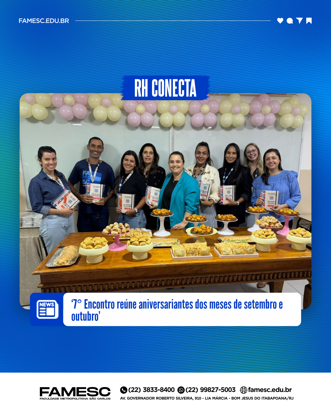 FAMESC realiza 7º Encontro do RH CONECTA